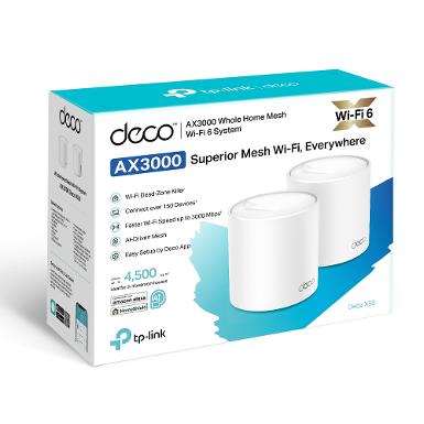 TP-LINK DECO X50 (2 PACK) AX3000 Whole Home Mesh WiFi 6 System