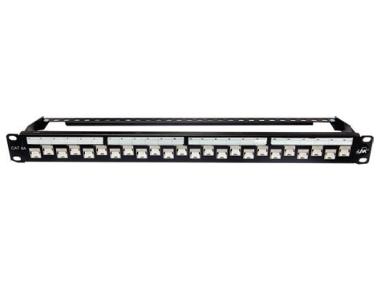 LINK US-3324S Shield CAT 6A PATCH PANEL 24 Port, Auto Shutter w/Cable Management