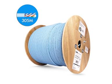 LINK US-9146ALSZH CAT 6A UTP XG (500 MHz) CABLE, LSZH 305M./Box(Blue)