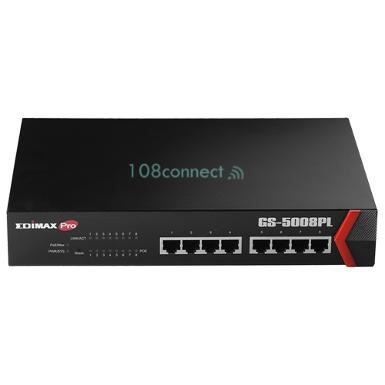 EDIMAX GS-5008PL 8-Port Gigabit PoE+ Web Smart Switch