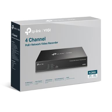 TP-LINK VIGI NVR1004H-4P 4 Channel PoE+ Network Video Recorder