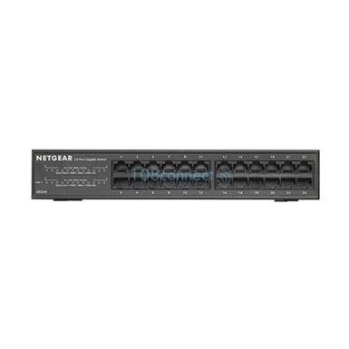 NETGEAR GS324 24-Port Desktop Gigabit Unmanaged Switch Steel case