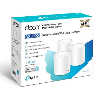 TP-LINK DECO X50 (3 PACK) AX3000 Whole Home Mesh WiFi 6 System